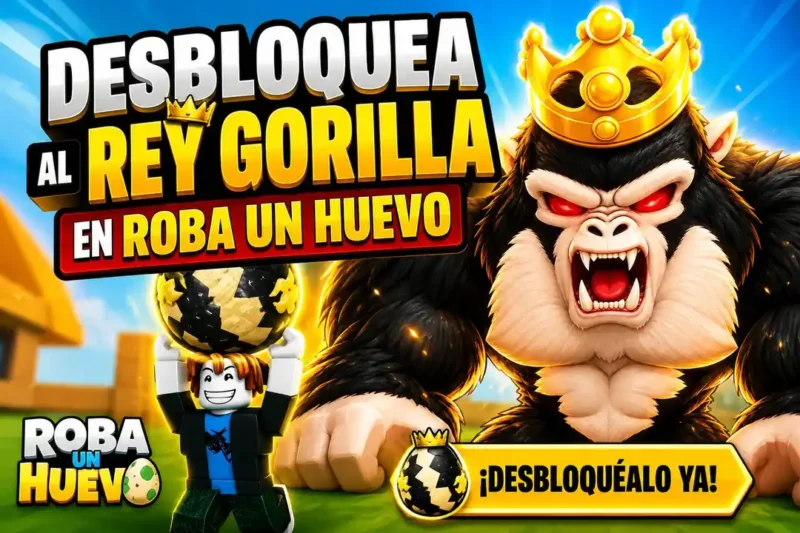 Desbloquea al Rey Gorilla en Roba un Huevo: método real y estrategia segura